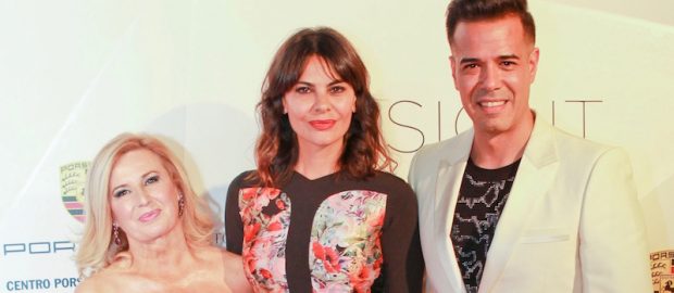 Maria José Suarez y la Top Alejandra Alonso en la inauguración de SHOWROOM FASHION BAR